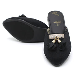 Girls Banto Slipper - Black