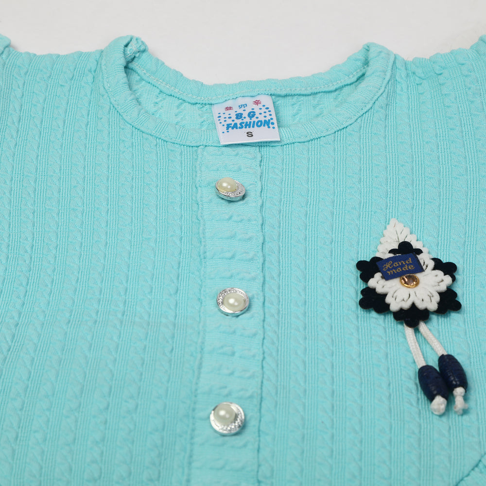 Girls Half Sleeves Suits - Blue, Girls Suits, Chase Value, Chase Value