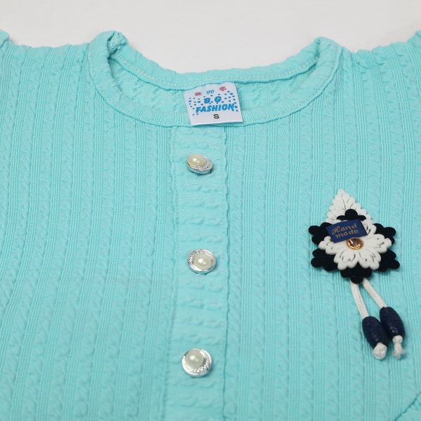 Girls Half Sleeves Suits - Blue