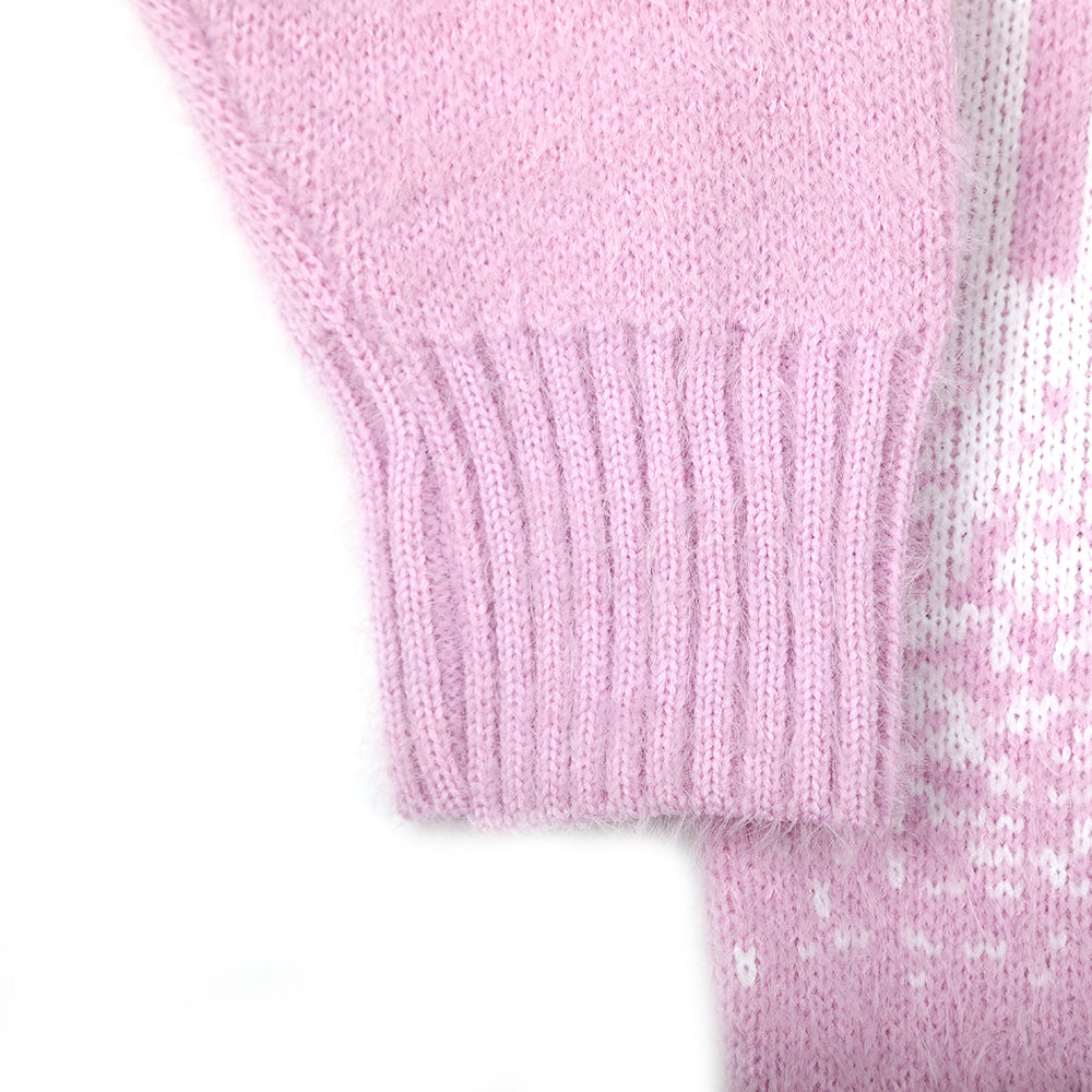 Girls Full Sleeves Sweater - Purple, Girls Sweaters, Chase Value, Chase Value