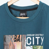Men's Half Sleeves Printed T-Shirt - Steel Blue, Men's T-Shirts & Polos, Chase Value, Chase Value