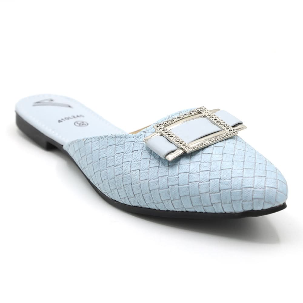 Valuable Women's Backless Pump - Sky Blue, Women Backless Pumps, Chase Value, Chase Value