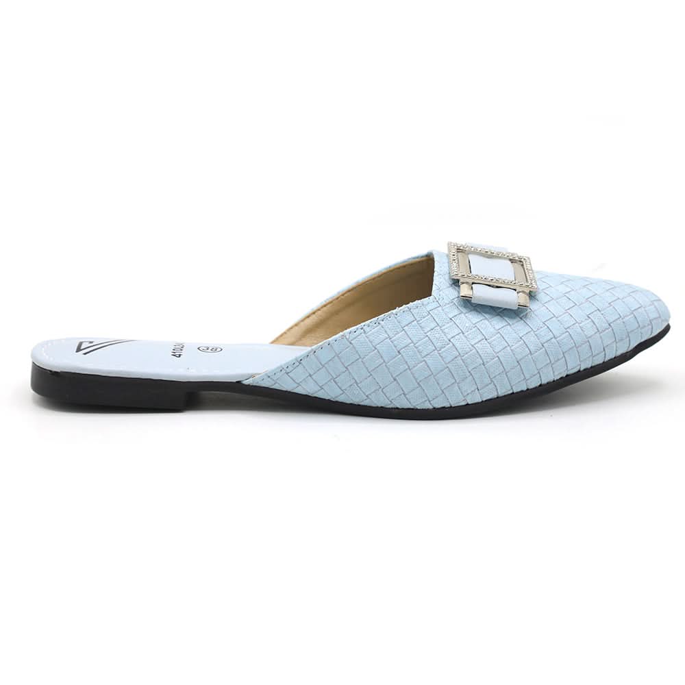 Valuable Women's Backless Pump - Sky Blue, Women Backless Pumps, Chase Value, Chase Value