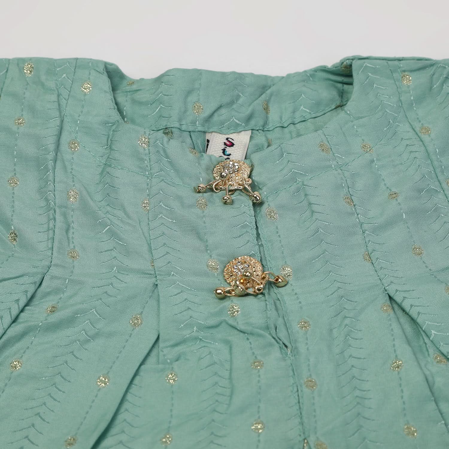 Girls Shalwar Suit 2Pcs - Sea Green, Girls Shalwar Kameez, Chase Value, Chase Value