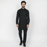 Eminent Men's Trim Fit Kurta Pajama - Black, Men's Shalwar Kameez, Eminent, Chase Value