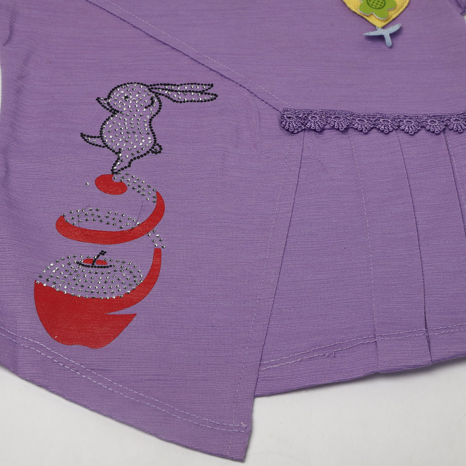 Girls Half Sleeves Suits - Purple, Girls Suits, Chase Value, Chase Value