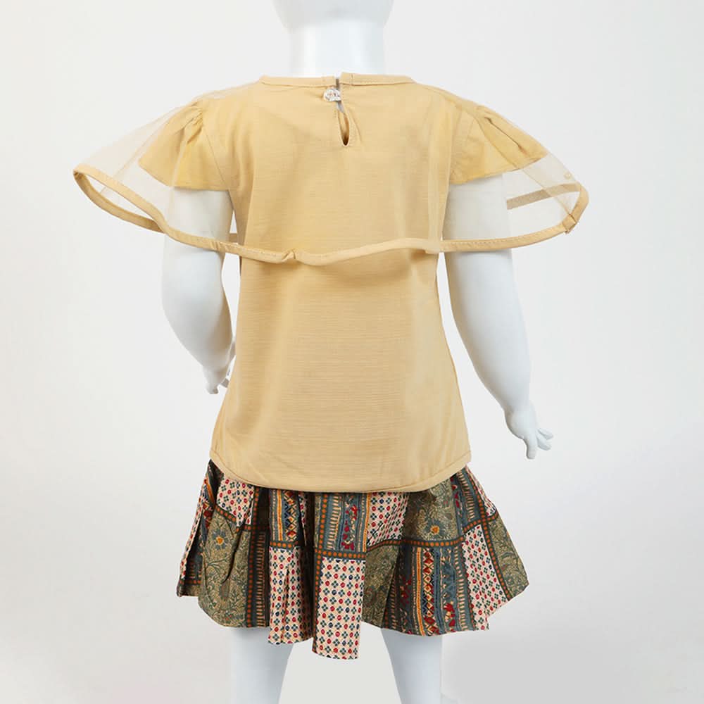 Girls Skirt Suit - Light Brown, Girls Suits, Chase Value, Chase Value