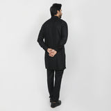 Eminent Men's Trim Fit Kurta Pajama - Black, Men's Shalwar Kameez, Eminent, Chase Value