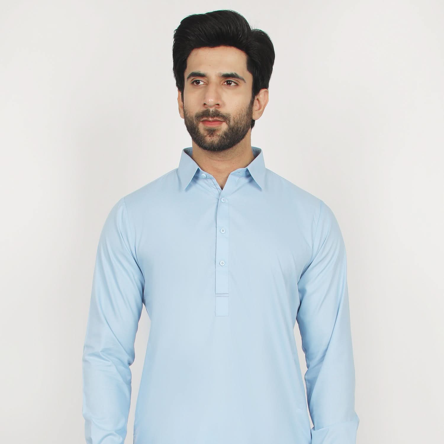 Men's Fancy Shalwar Suit - Sky Blue, Men's Shalwar Kameez, Chase Value, Chase Value