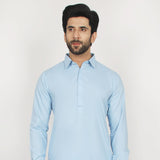 Men's Fancy Shalwar Suit - Sky Blue, Men's Shalwar Kameez, Chase Value, Chase Value