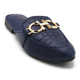 Girls Backless Pump - Blue, Girls Backless Pump, Chase Value, Chase Value