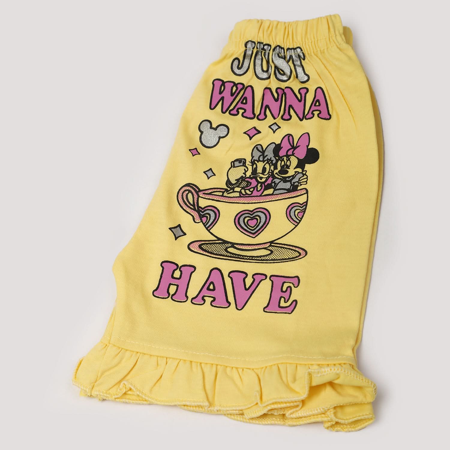 Girls Half Sleeves Suits - Yellow, Girls Suits, Chase Value, Chase Value