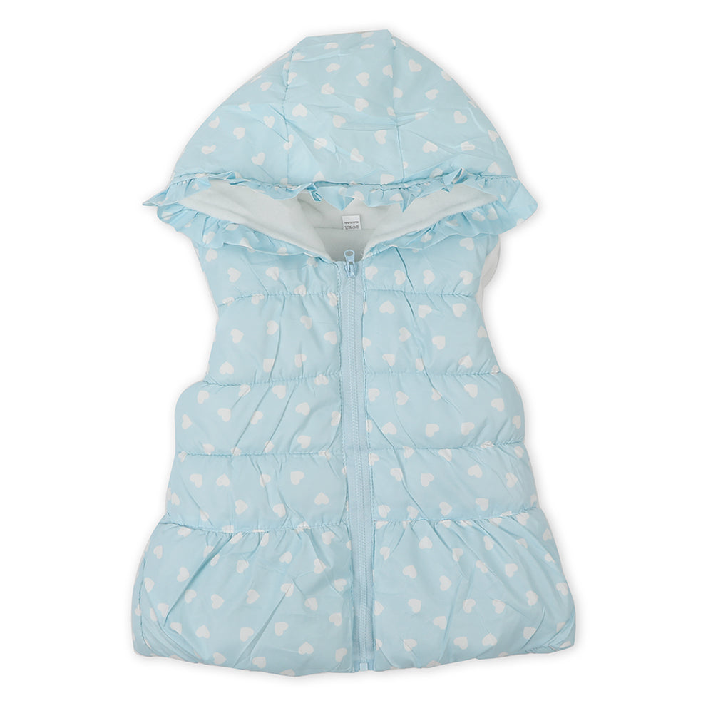 Girls Sando Jacket - Sky Blue, Girls Jackets, Chase Value, Chase Value