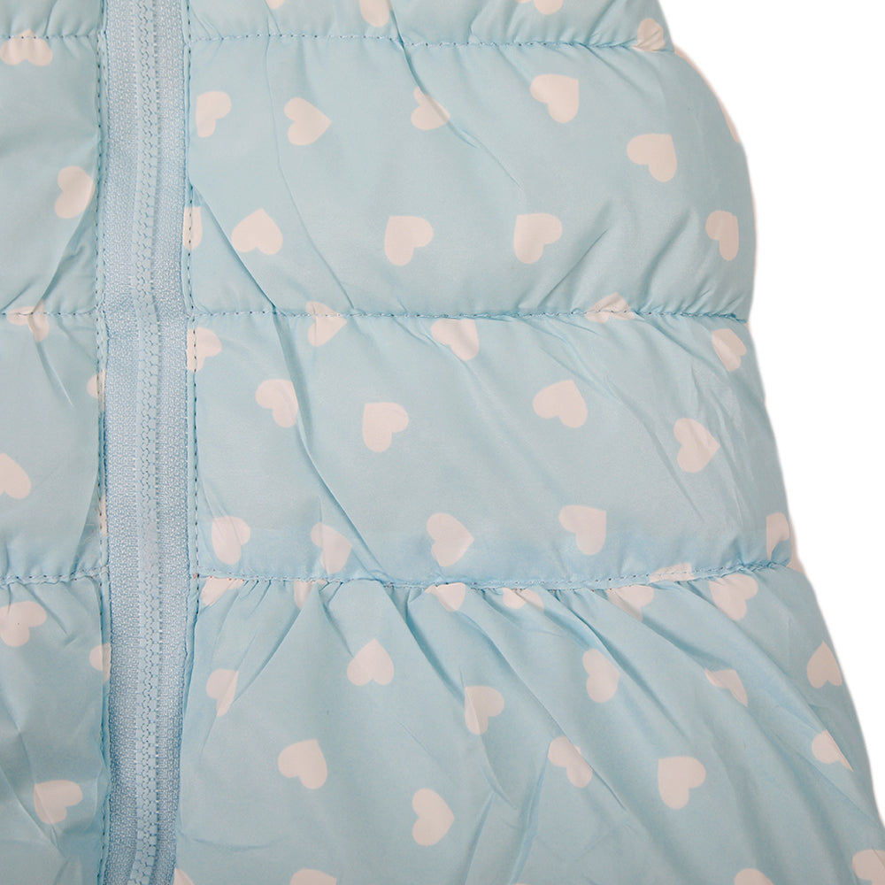 Girls Sando Jacket - Sky Blue, Girls Jackets, Chase Value, Chase Value