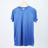 Men's Plain Half Sleeves Round Neck T-Shirt - Blue, Men's T-Shirts & Polos, Chase Value, Chase Value