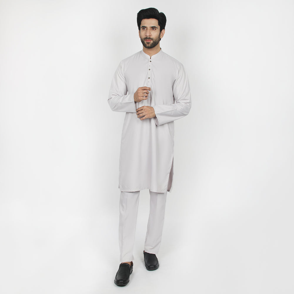 Eminent Men's Kurta Pajama Suit - Light Grey, Men's Shalwar Kameez, Eminent, Chase Value