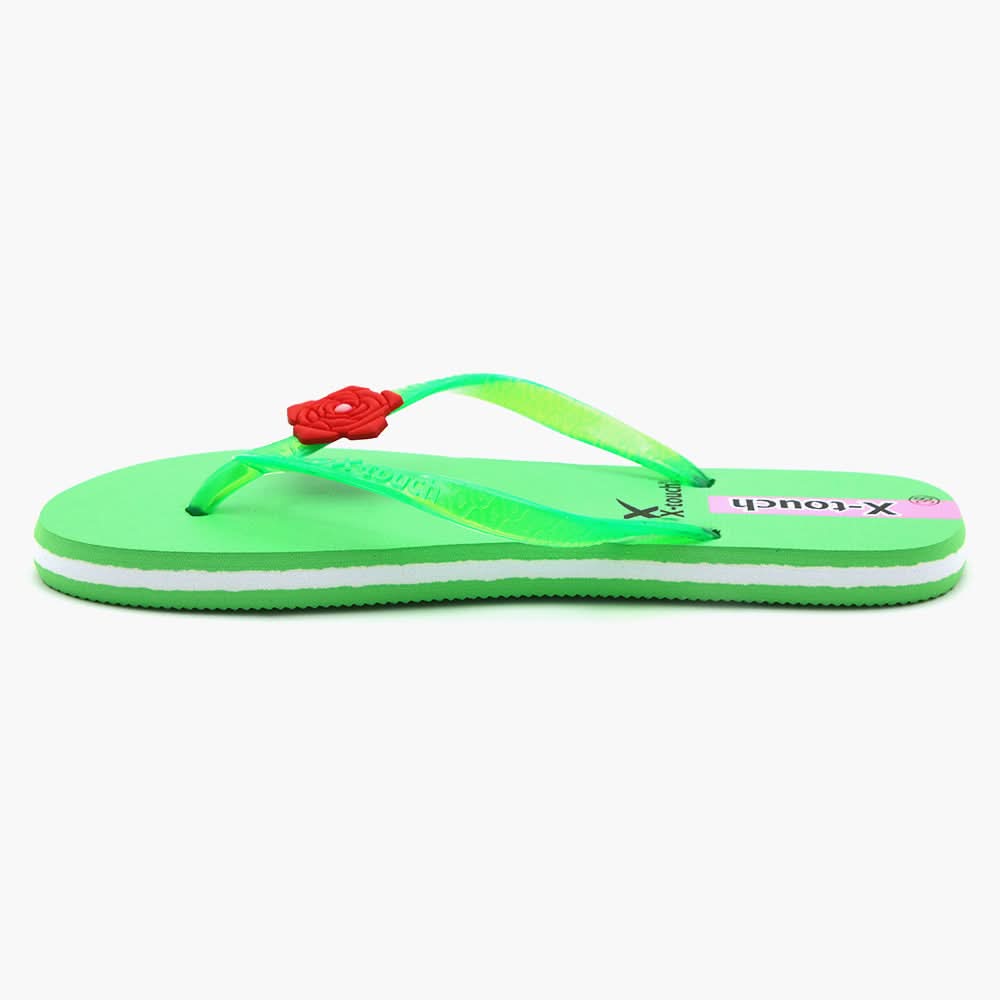 Women's Flip Flop Slipper - Green, Women Slippers, Chase Value, Chase Value