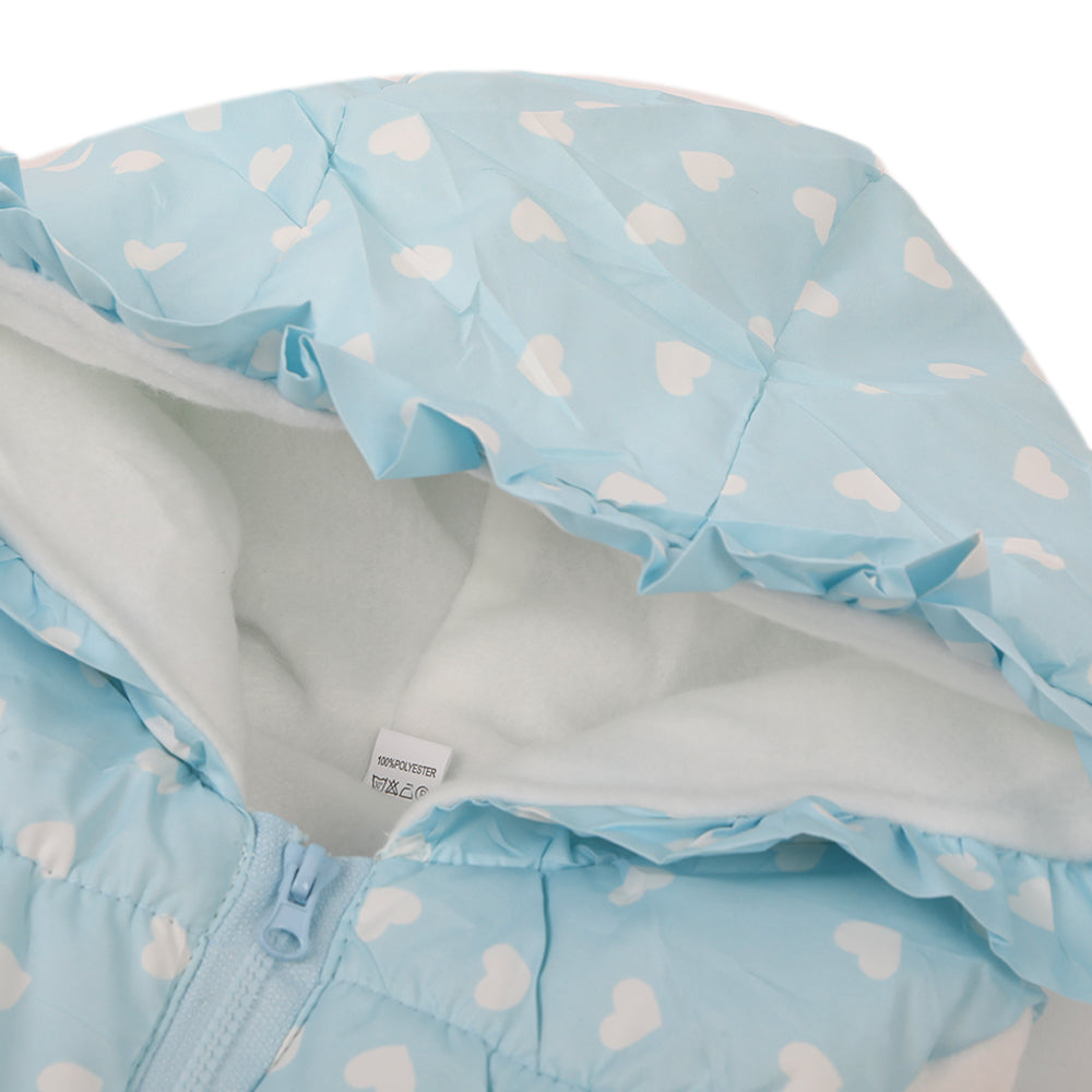 Girls Sando Jacket - Sky Blue, Girls Jackets, Chase Value, Chase Value