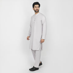 Eminent Men's Kurta Pajama Suit - Light Grey