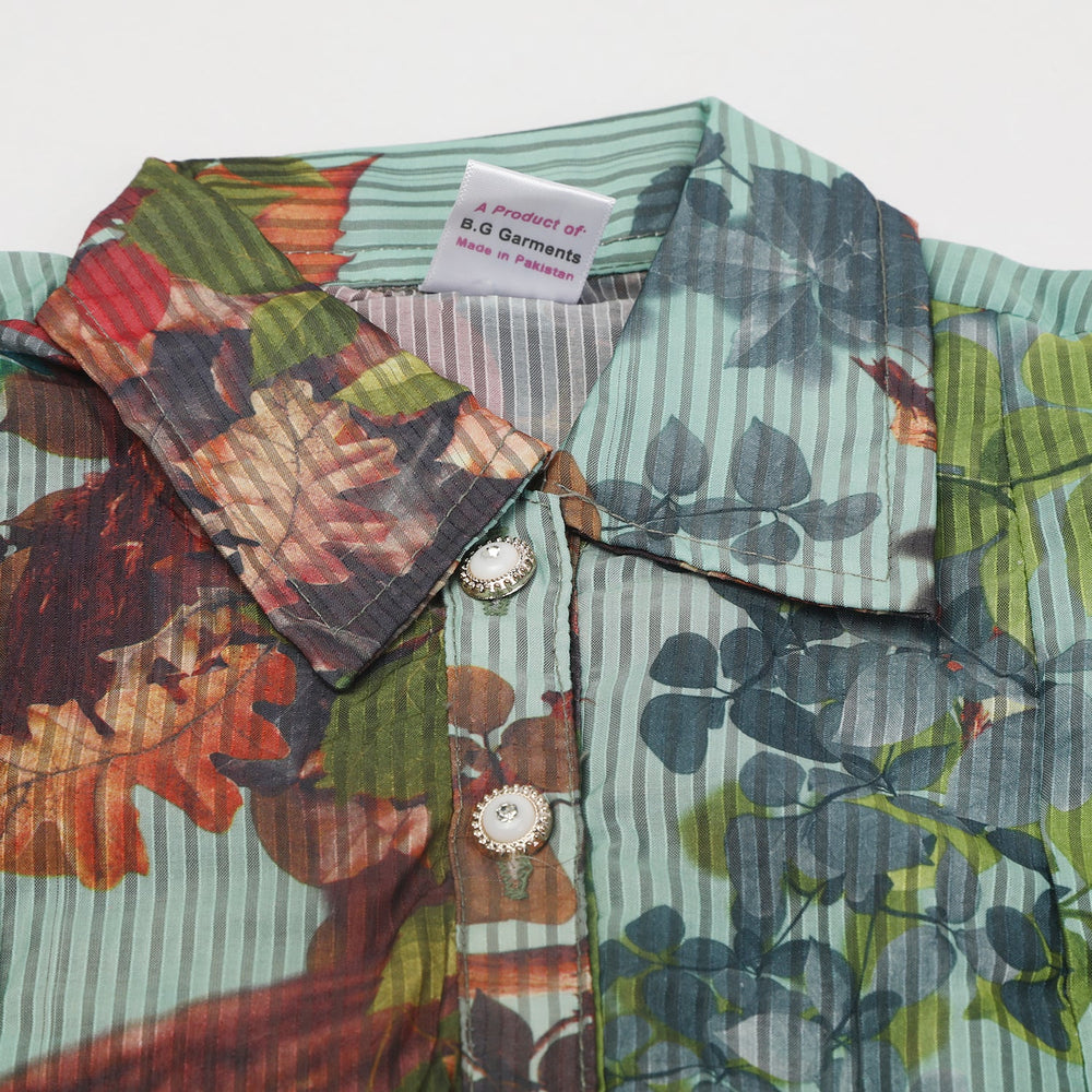 Girls Half Sleeves Suits - Green, Girls Suits, Chase Value, Chase Value