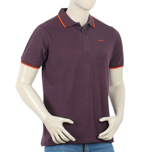 Eminent Men's Fashion Polo T-Shirt - Plum