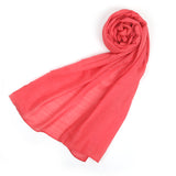 Women's Plain Turkish Stole - Red, Women Shawls & Scarves, Chase Value, Chase Value