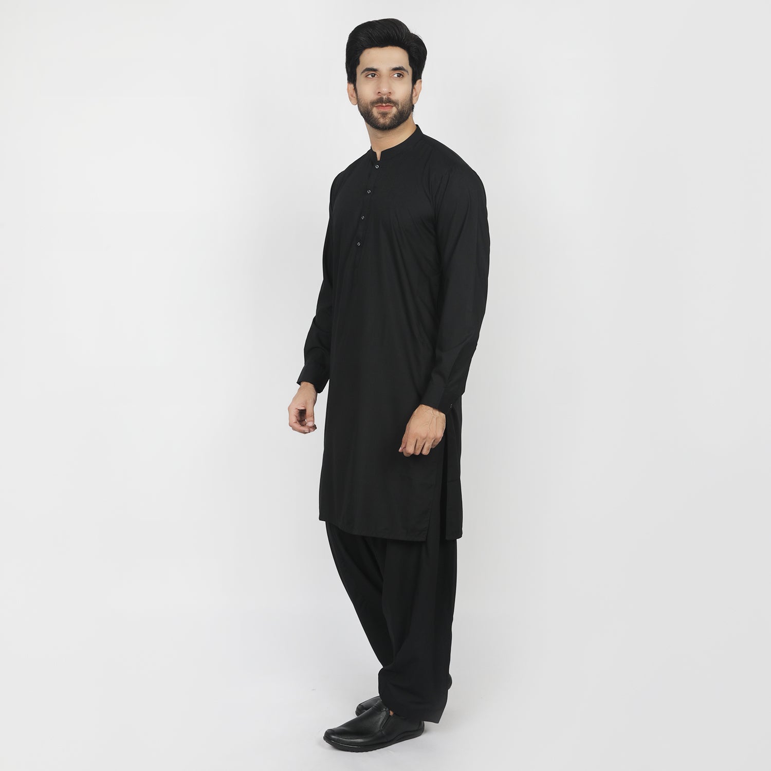 Eminent Men's Trim Fit Shalwar Suit - Black, Men's Shalwar Kameez, Eminent, Chase Value