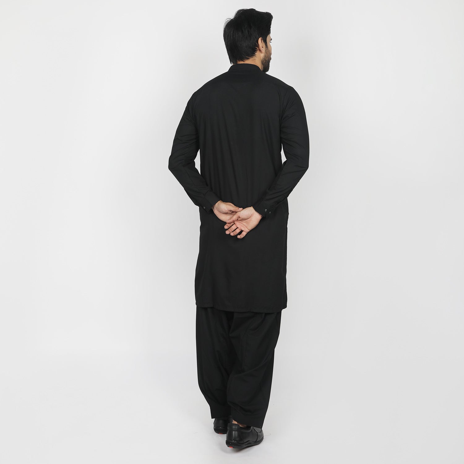 Eminent Men's Trim Fit Shalwar Suit - Black, Men's Shalwar Kameez, Eminent, Chase Value