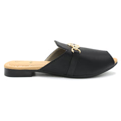 Girls Banto Slipper - Black