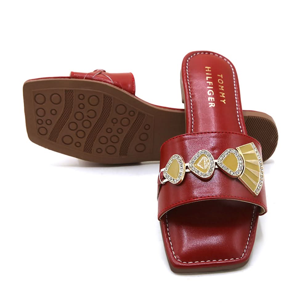 Women's Slipper - Red, Women Slippers, Chase Value, Chase Value