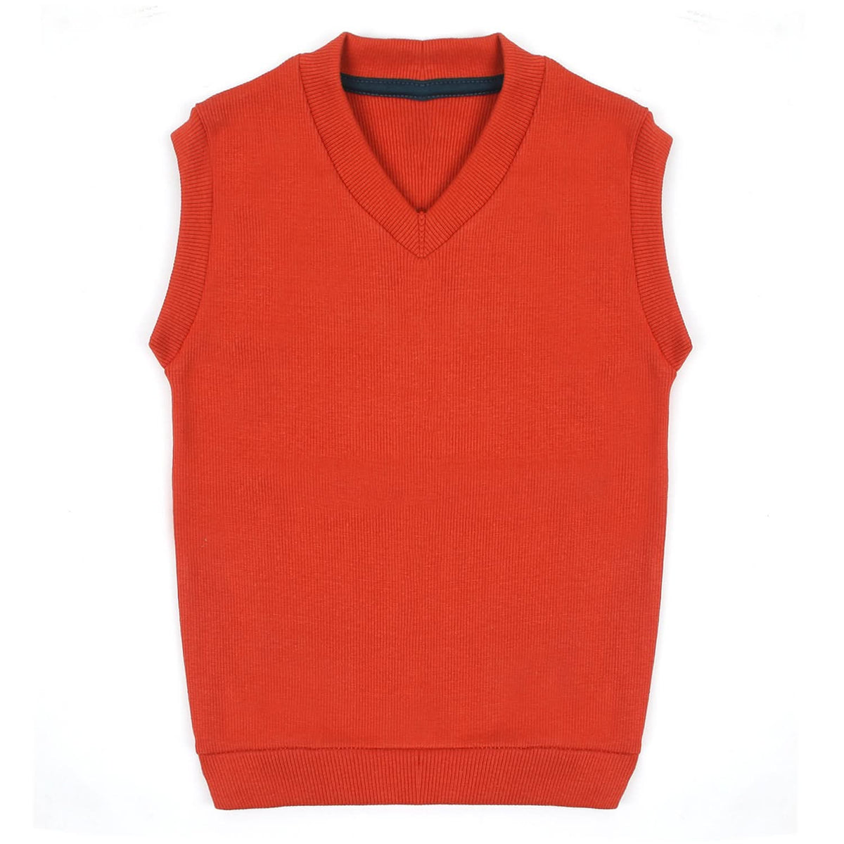 Boys Sleeveless Sweater - Rust, Boys Sweaters, Chase Value, Chase Value