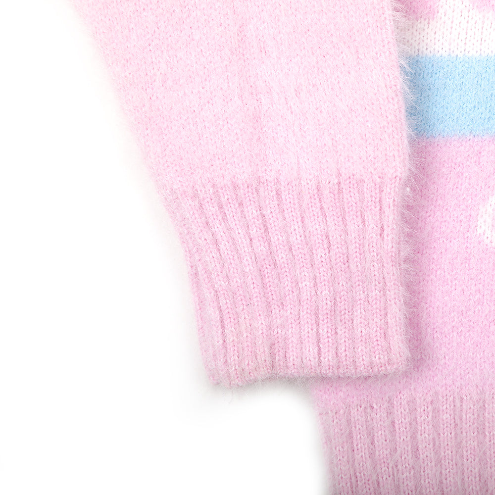 Girls Full Sleeves Sweater - Light Purple, Girls Sweaters, Chase Value, Chase Value