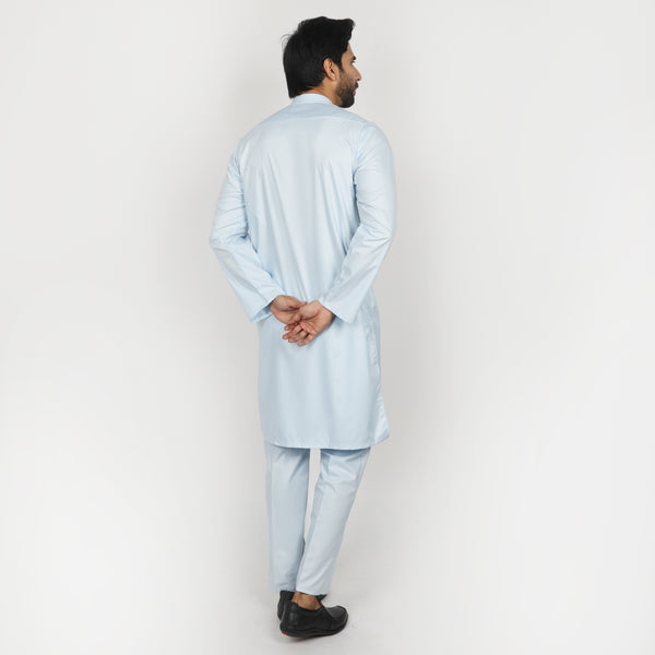 Eminent Men's Kurta Pajama Suit - Sky Blue