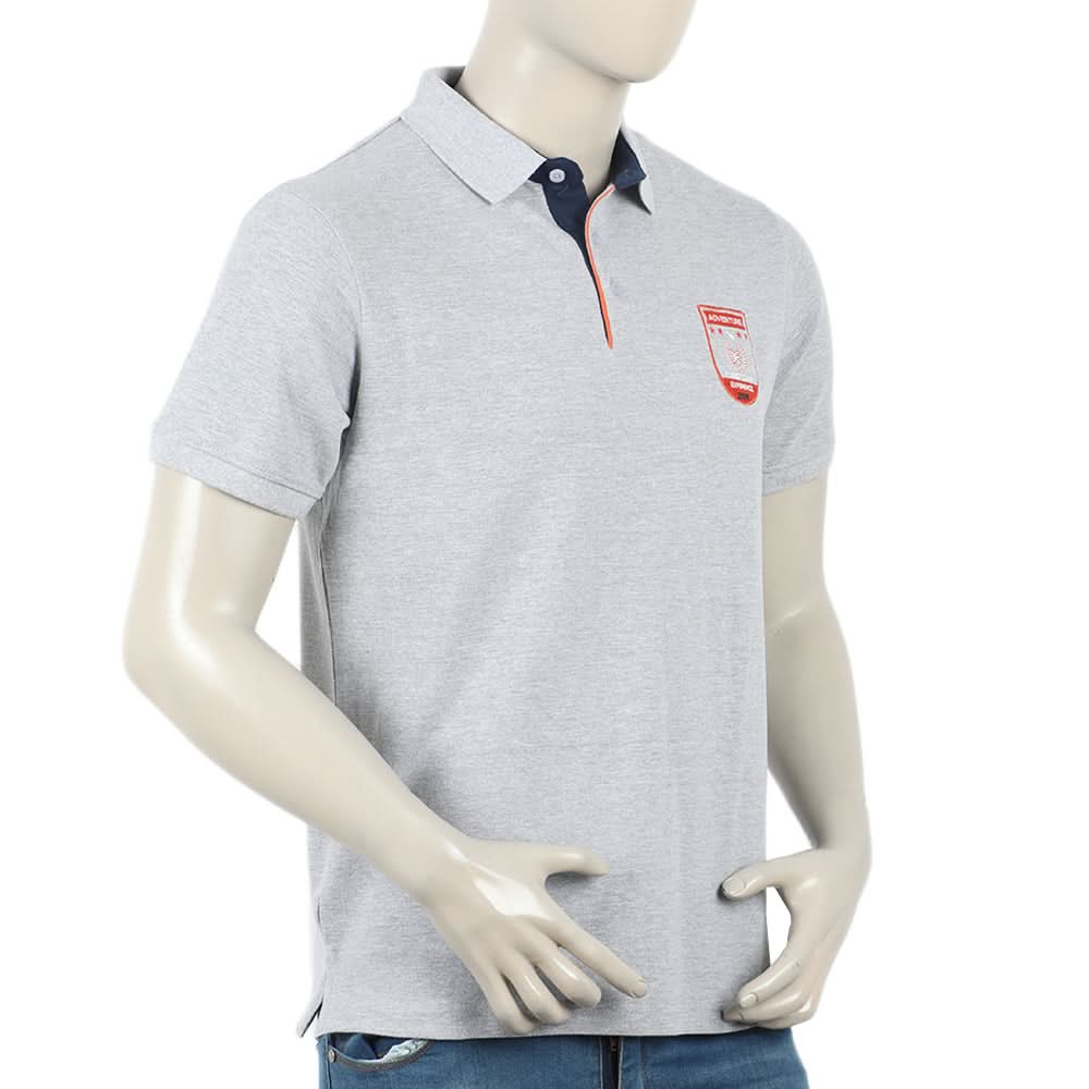 Eminent Men's Fashion Polo Half Sleeves T-Shirt - Ash Grey, Men's T-Shirts & Polos, Eminent, Chase Value