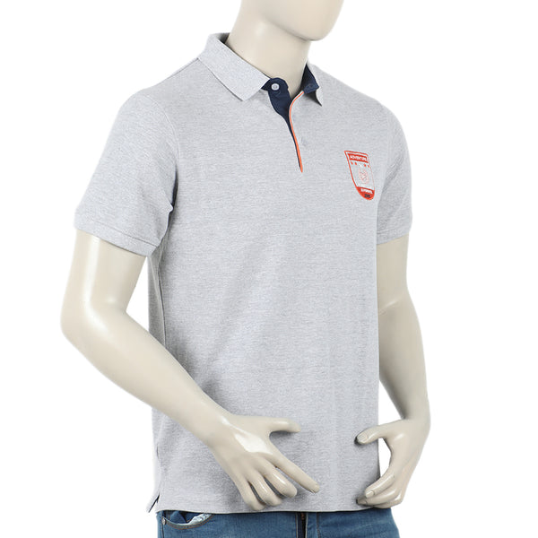 Eminent Men's Fashion Polo Half Sleeves T-Shirt - Ash Grey