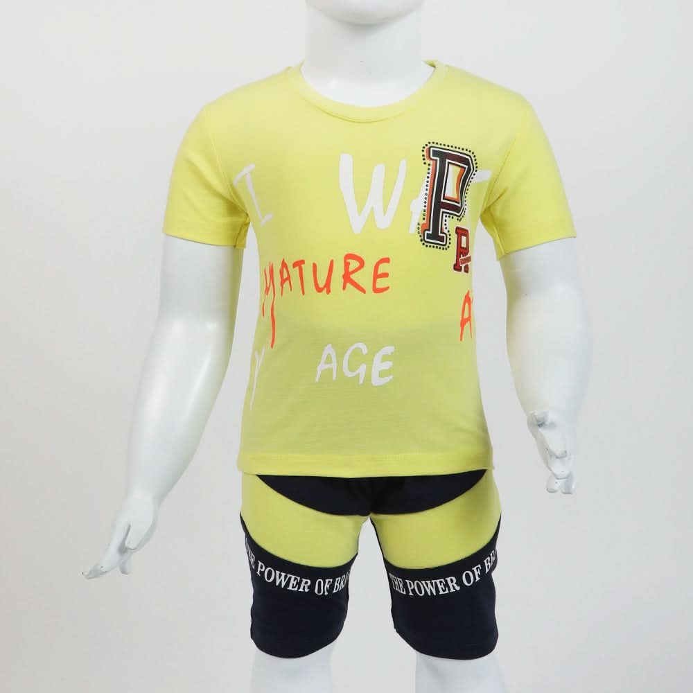 Newborn Boy Short - Yellow, Newborn Boys Sets & Suits, Chase Value, Chase Value