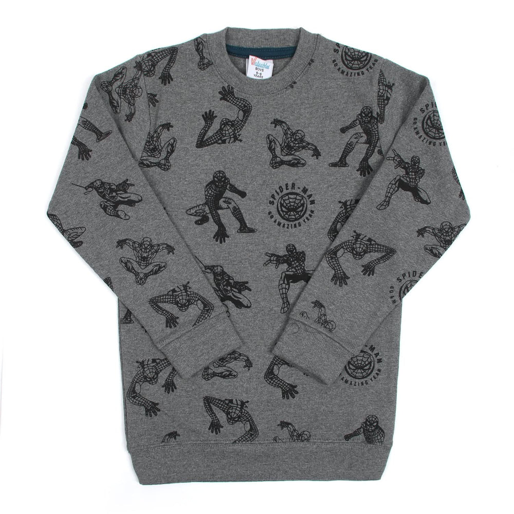 Boys Full Sleeves SweatShirt - Grey, Boys Hoodies & Sweat Shirts, Chase Value, Chase Value