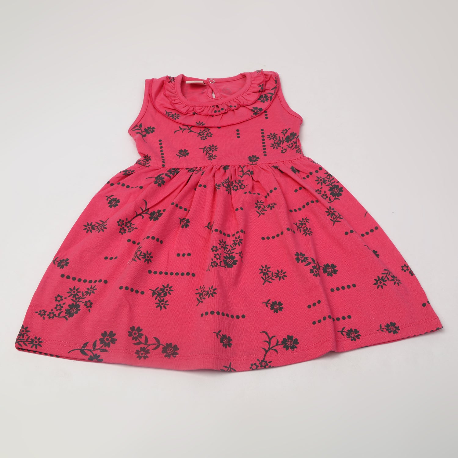 Girls Knitted Frock - Pink, Girls Frocks, Chase Value, Chase Value