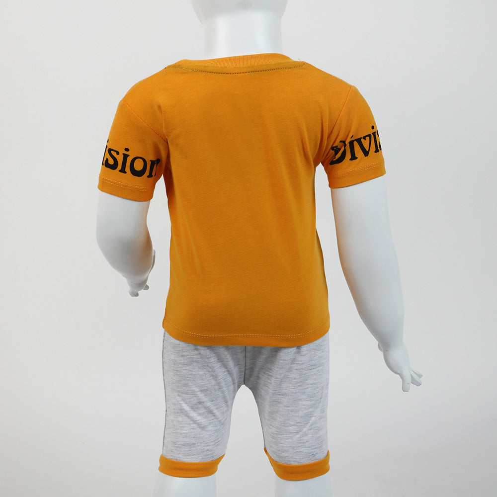 Newborn Boy Short Suit- Mustard, Newborn Boys Sets & Suits, Chase Value, Chase Value