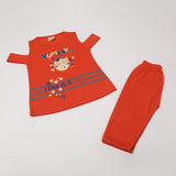 Girl's Half Sleeves Suit - Orange, Girls Suits, Chase Value, Chase Value