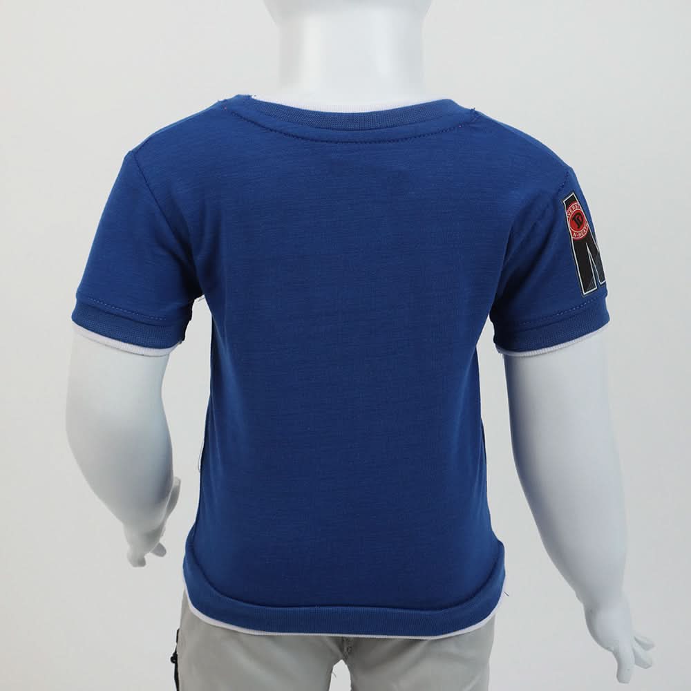 Newborn Boy T-Shirt - Blue, Newborn Boys Shirts & T-Shirts, Chase Value, Chase Value