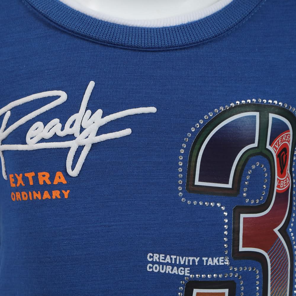 Newborn Boy T-Shirt - Blue, Newborn Boys Shirts & T-Shirts, Chase Value, Chase Value