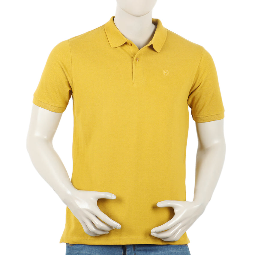 Eminent Men's Basic Polo T-Shirt - Mustard