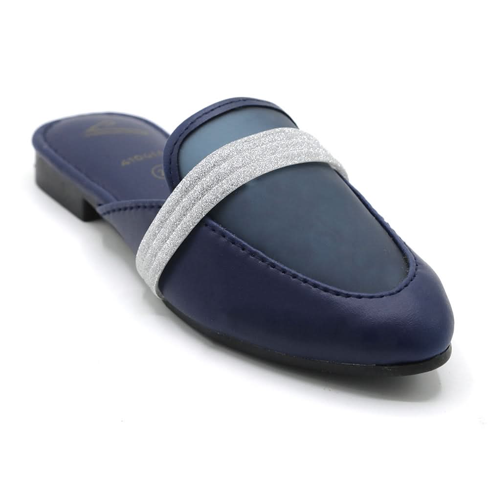 Girls Backless Pump - Blue, Girls Backless Pump, Chase Value, Chase Value