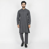 Eminent Men's Embroidered Kurta Pajama Suit - Charcoal, Men's Shalwar Kameez, Eminent, Chase Value