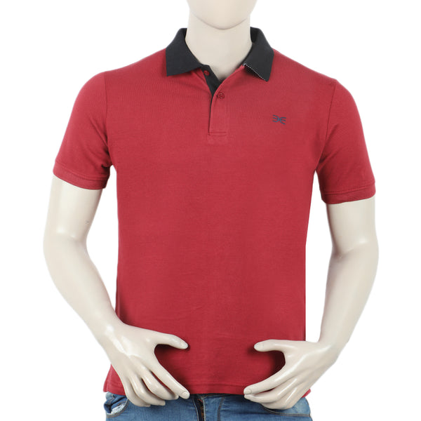 Eminent Men's Fashion Polo Half Sleeves T-Shirt - Rio Red