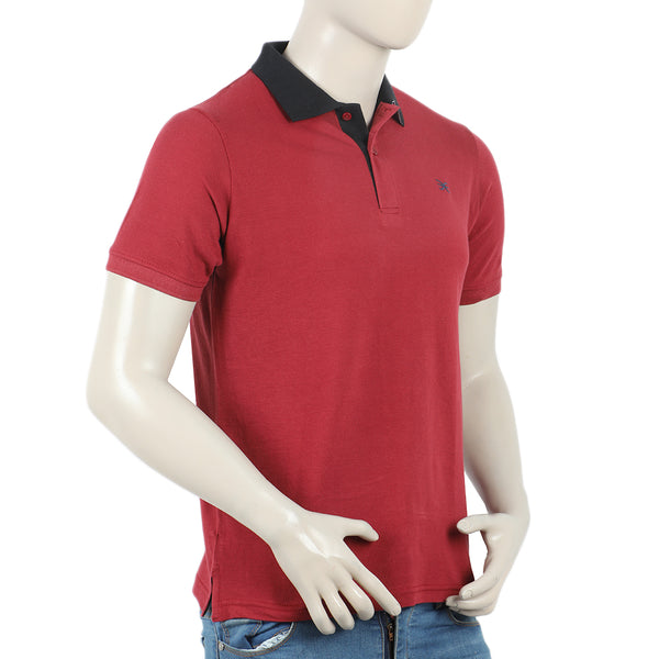 Eminent Men's Fashion Polo Half Sleeves T-Shirt - Rio Red