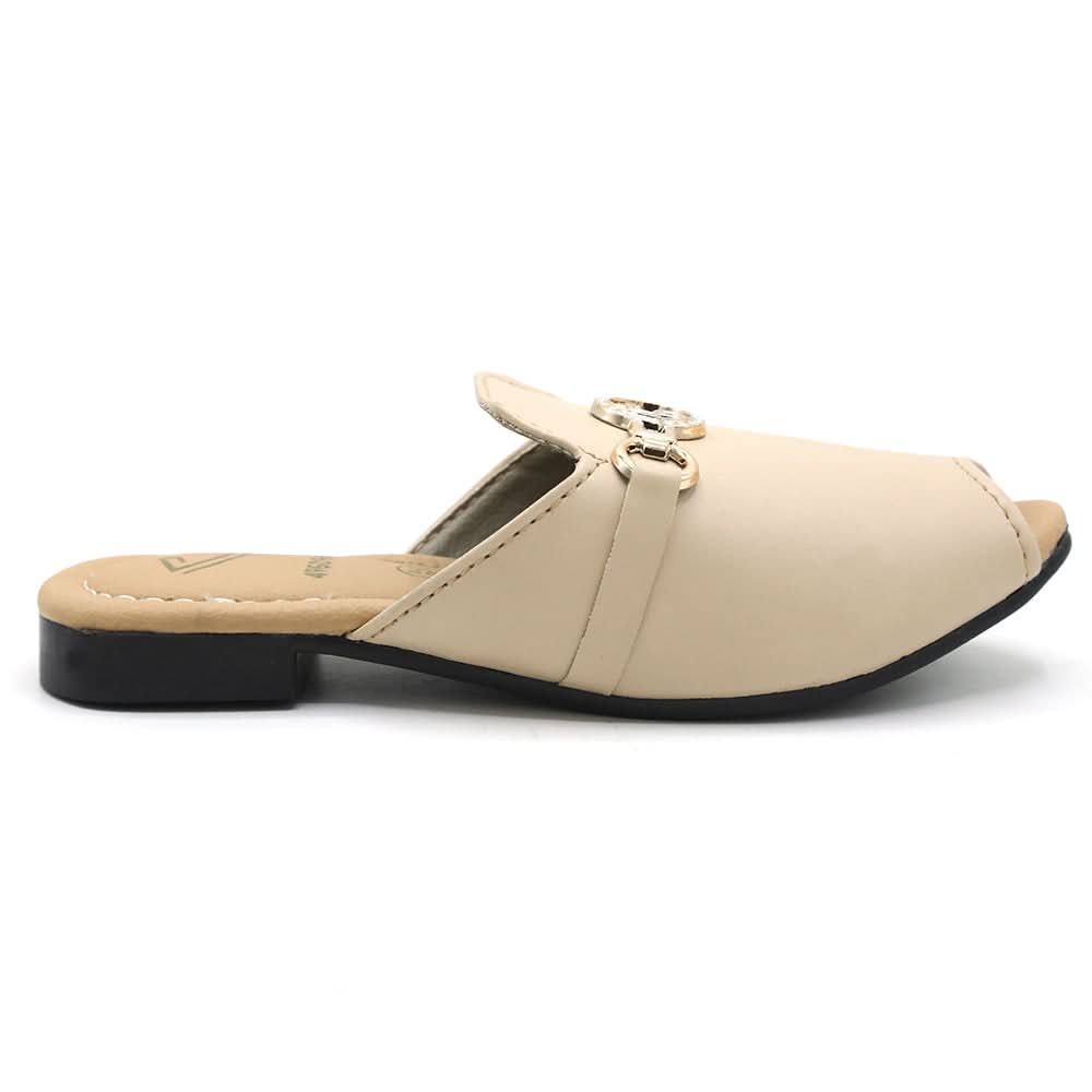 Girls Backless Pump - Fawn, Girls Backless Pump, Chase Value, Chase Value