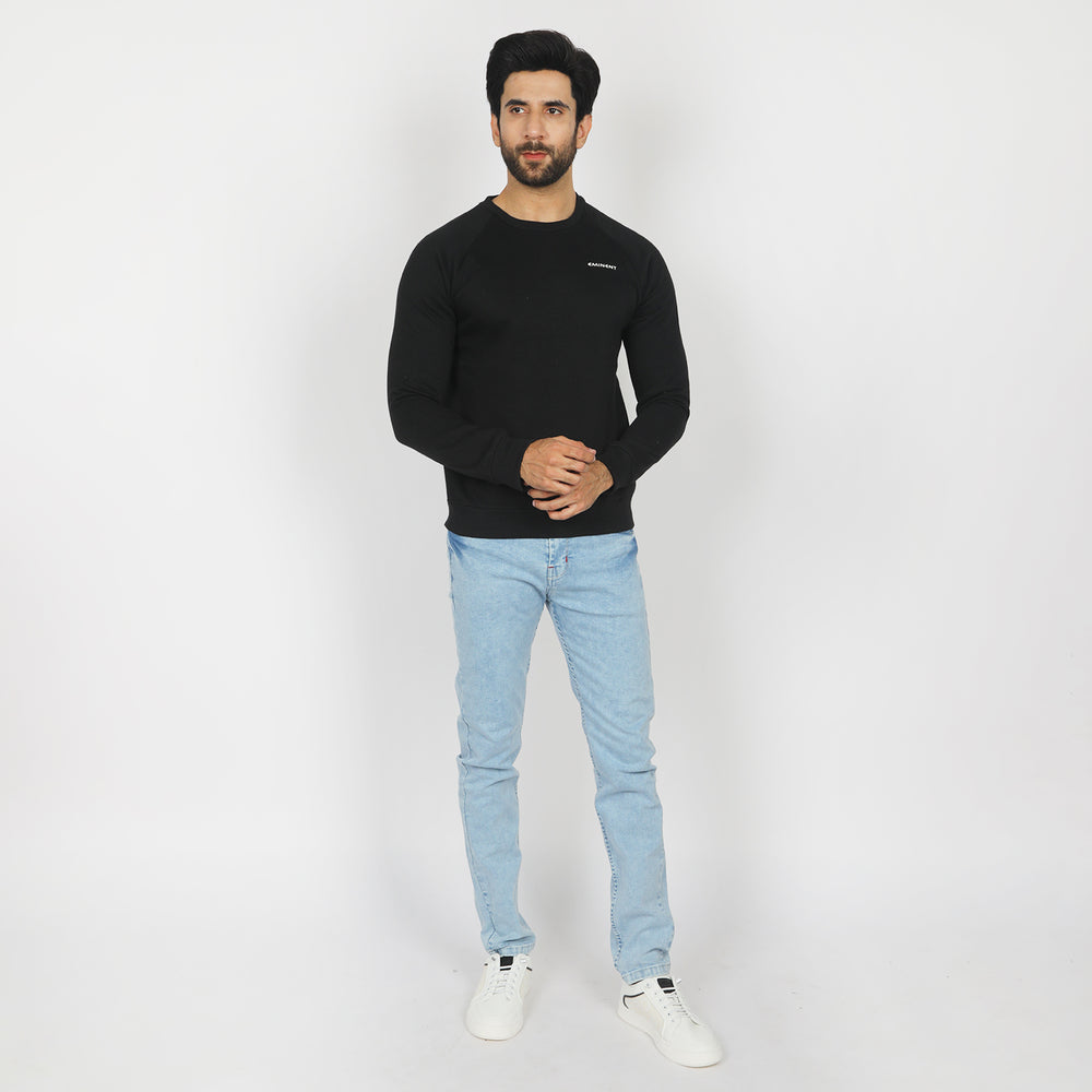 Eminent Men's Full Sleeves Sweat Shirt - Black, Men's T-Shirts & Polos, Eminent, Chase Value