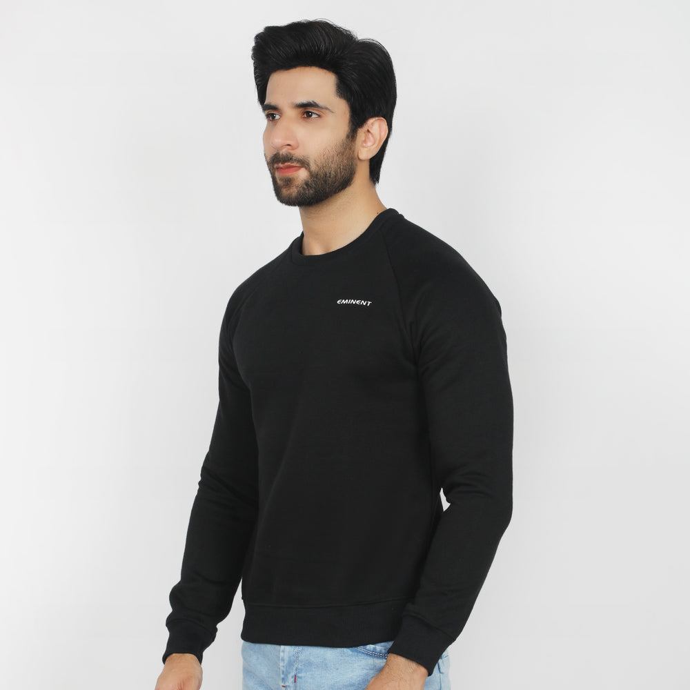 Eminent Men's Full Sleeves Sweat Shirt - Black, Men's T-Shirts & Polos, Eminent, Chase Value